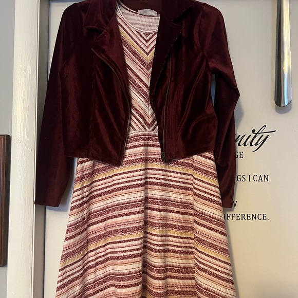 Knitworks Pink Striped Dress - Picture 8 of 8